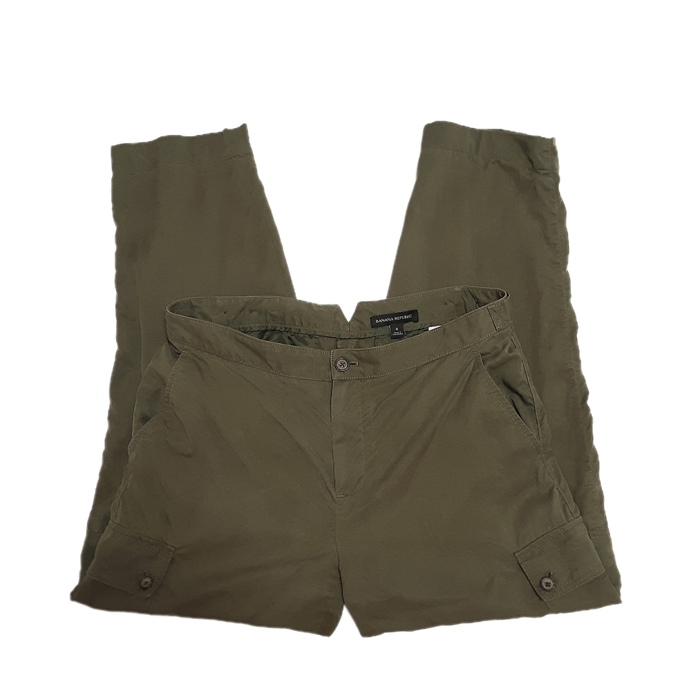 Banana Republic Cargo Ankle Pants Womens Size 8